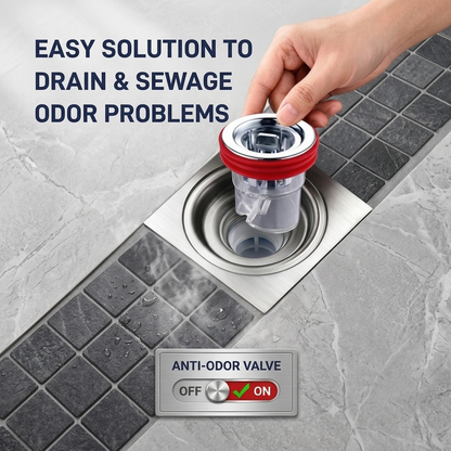 Capzy™ Anti-Odor Drain Protector