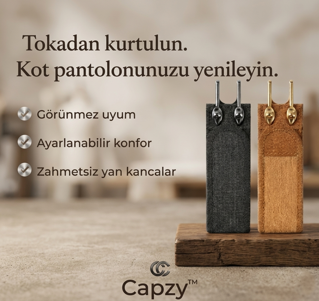 Capzy™ Premium Tokasız Kemer